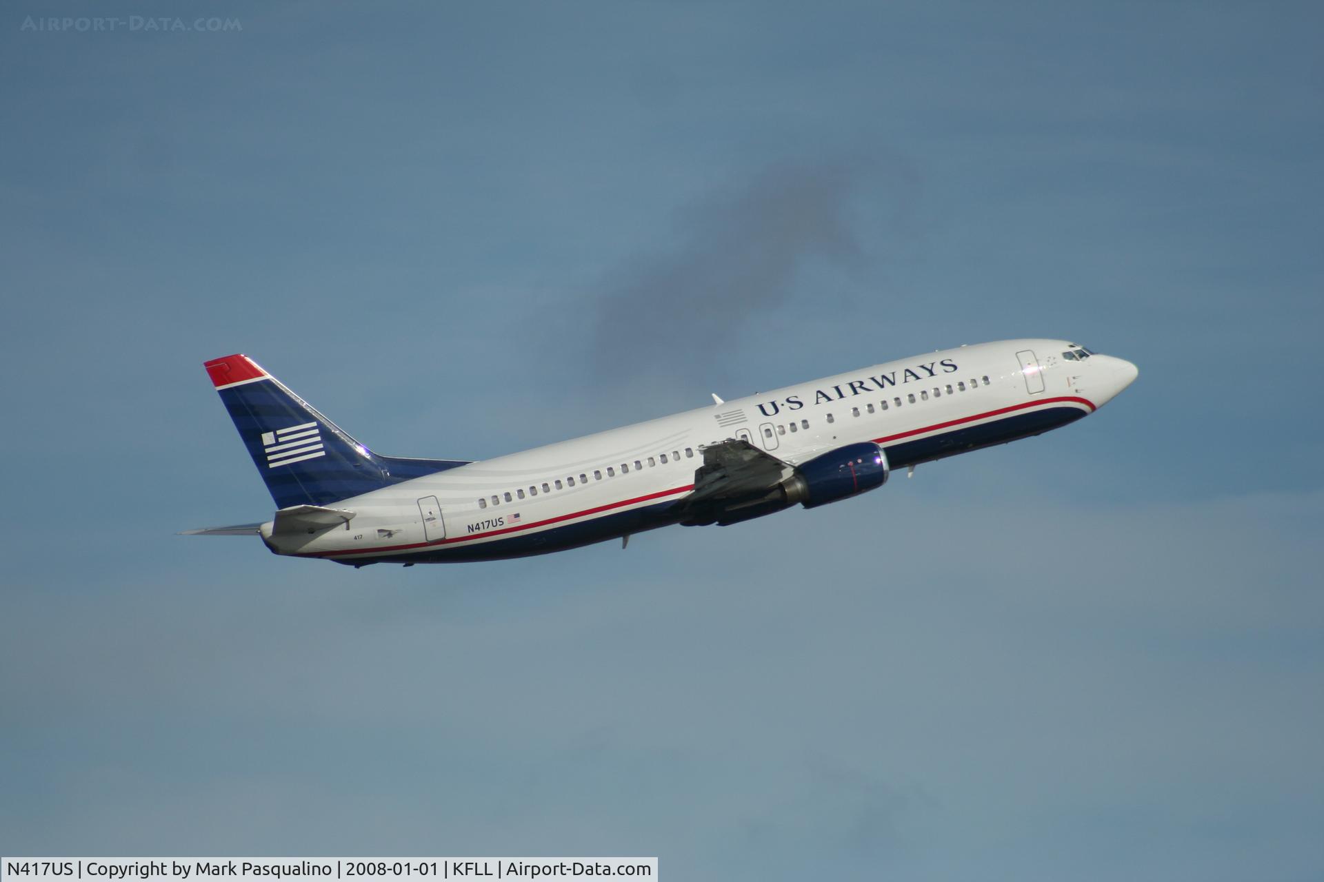 N417US, 1989 Boeing 737-401 C/N 23984, Boeing 737-400