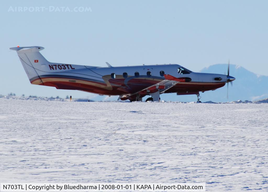 N703TL, 2006 Pilatus PC-12/47 C/N 703, Taxi to takeoff
