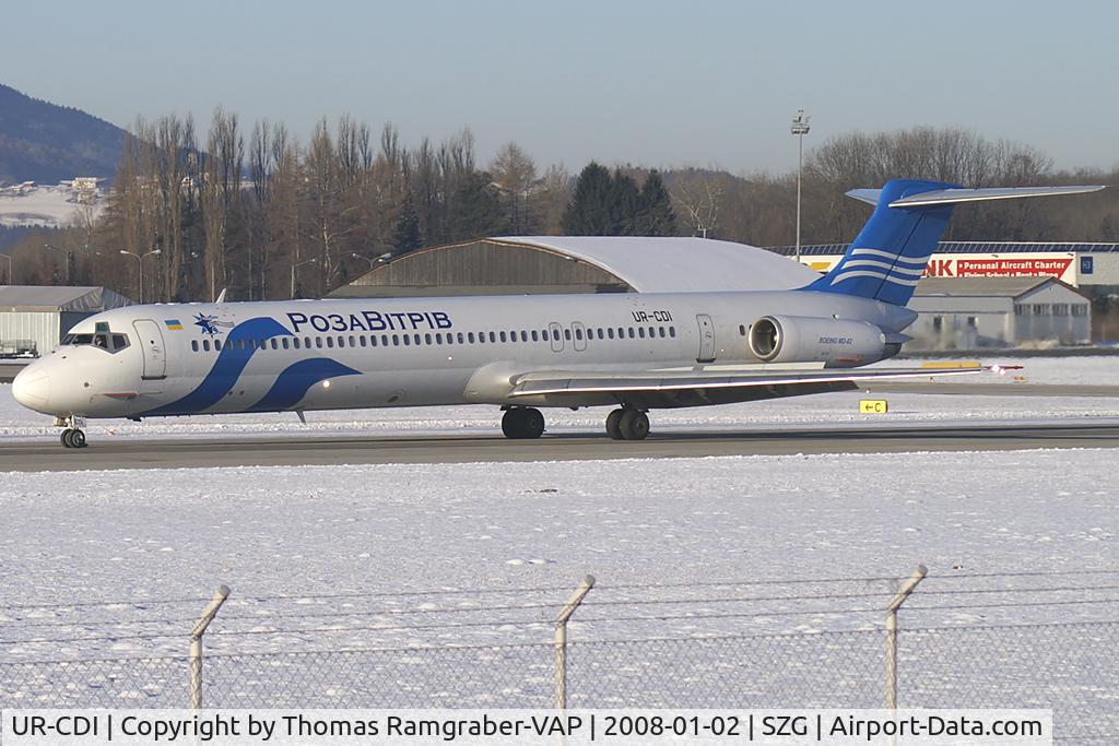 UR-CDI, 1985 McDonnell Douglas MD-82 (DC-9-82) C/N 49279, Khors Air MDD MD80 (Windrose titles)
