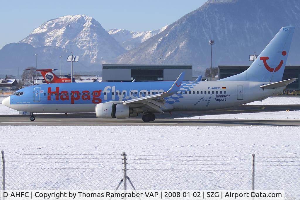 D-AHFC, 1998 Boeing 737-8K5 C/N 27977, Hapagfly Boeing 737-800 (Hannover airport colors)