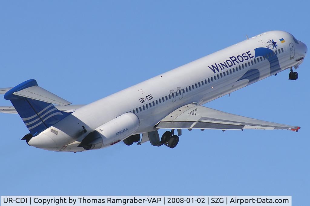 UR-CDI, 1985 McDonnell Douglas MD-82 (DC-9-82) C/N 49279, Khors Air MDD MD80 (Windrose titles)