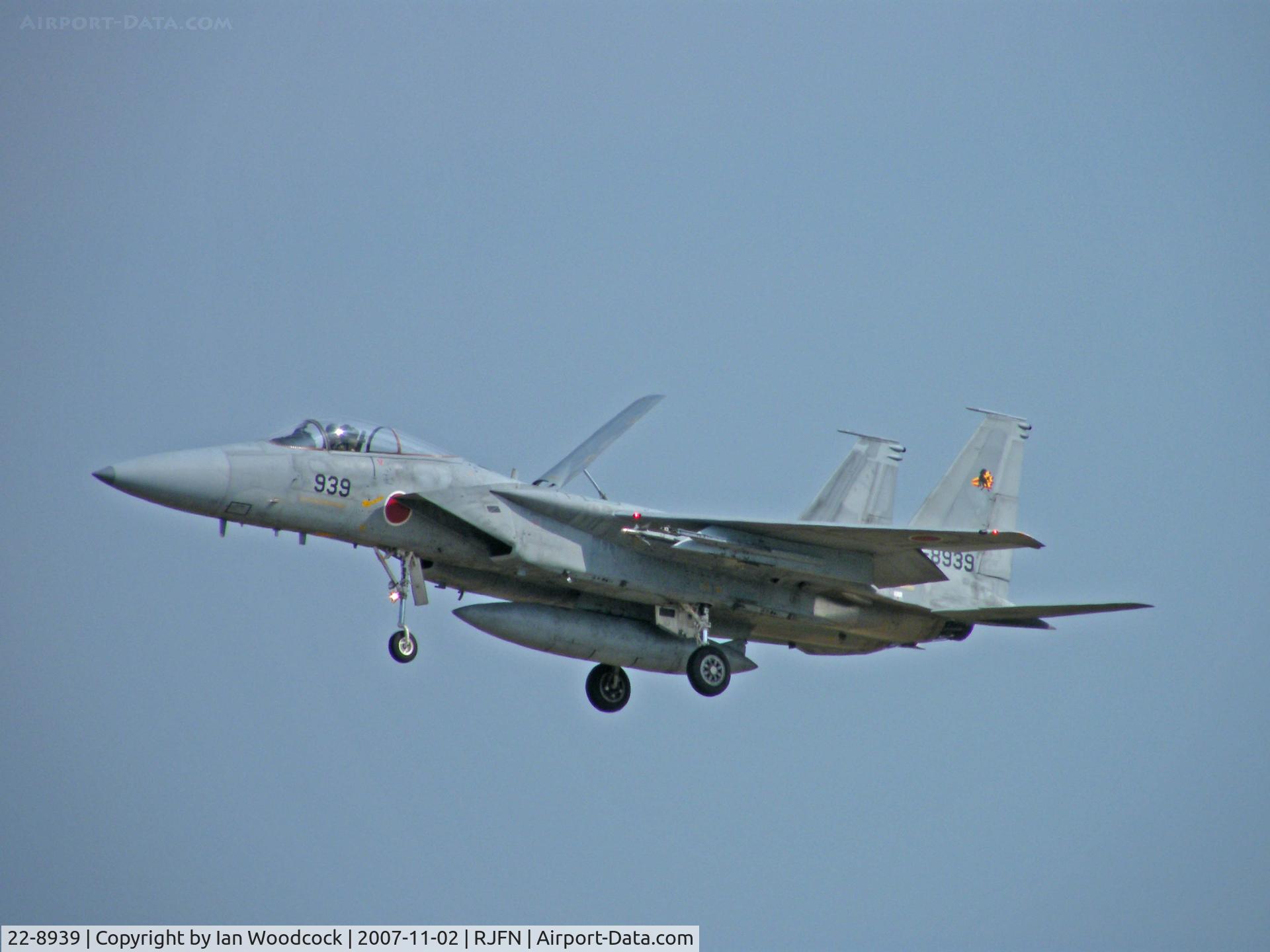 22-8939, McDonnell Douglas F-15J Eagle C/N 139, F-15J/Nyutabaru AB