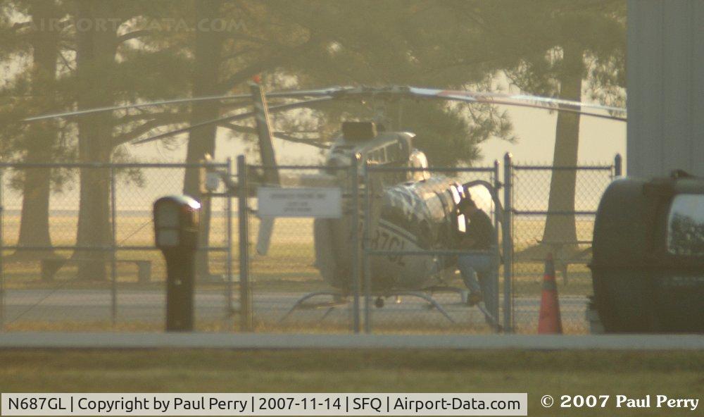 N687GL, 1997 Bell 407 C/N 53147, Another sunrise surprise