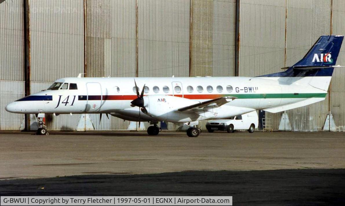 G-BWUI, 1994 British Aerospace Jetstream 41 C/N 41037, Jetstream pictured at East Midlands in 1997 - became VH-CCW before ZS-OMZ with South African Airlink