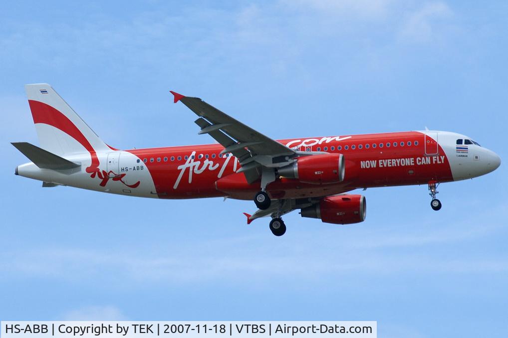 HS-ABB, 2007 Airbus A320-216 C/N 3299, Landing At VTBS