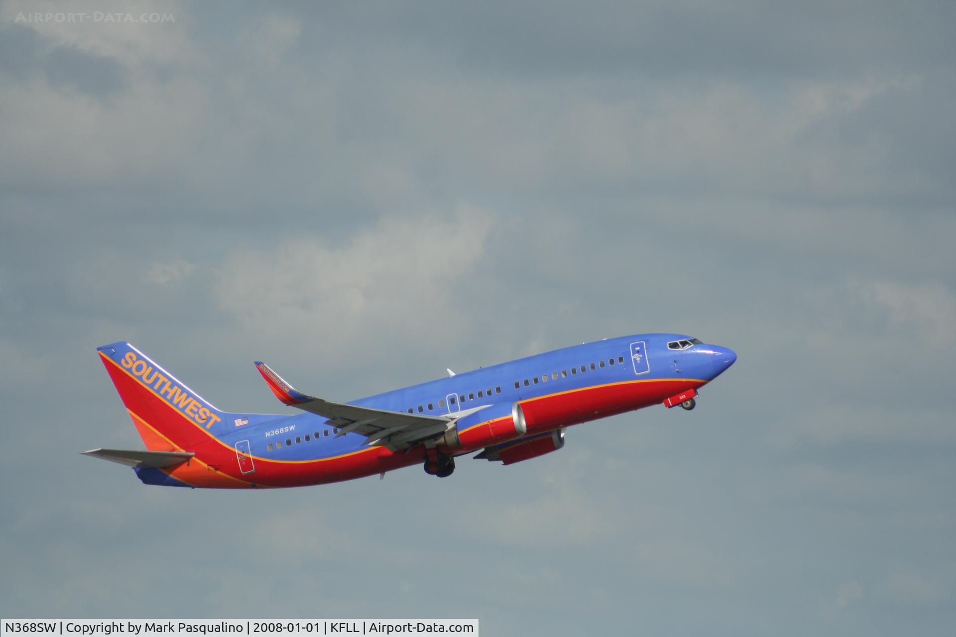 N368SW, 1993 Boeing 737-3H4 C/N 26579, Boeing 737-300