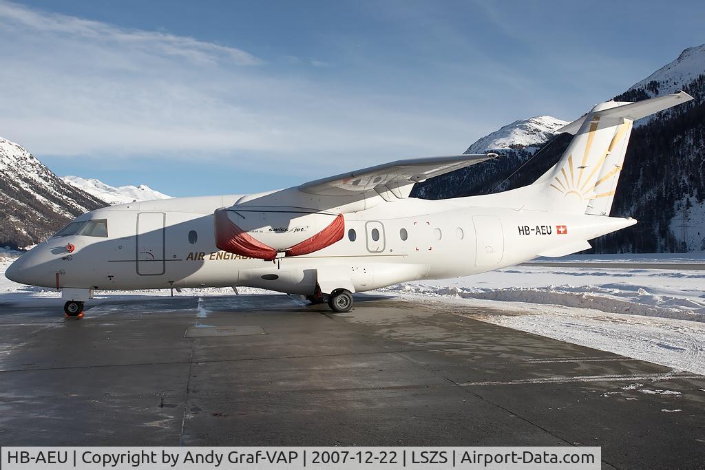 HB-AEU, 2002 Fairchild Dornier 328-300 328JET C/N 3199, Air Engiadina DO 328Jet