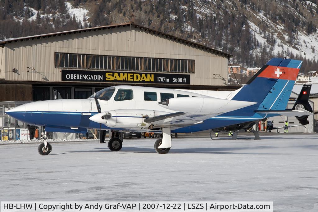 HB-LHW, 1975 Cessna 402B Businessliner C/N 402B0926, Cessna 402