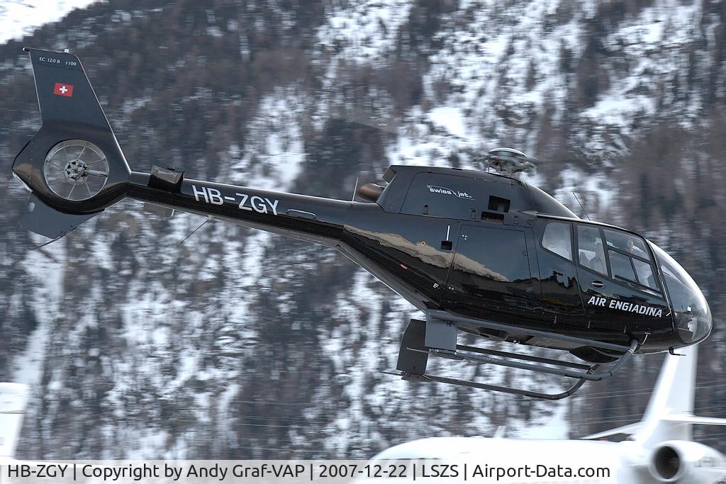 HB-ZGY, 2000 Eurocopter EC-120B Colibri C/N 1100, Air Engiadina Eurocopter EC120