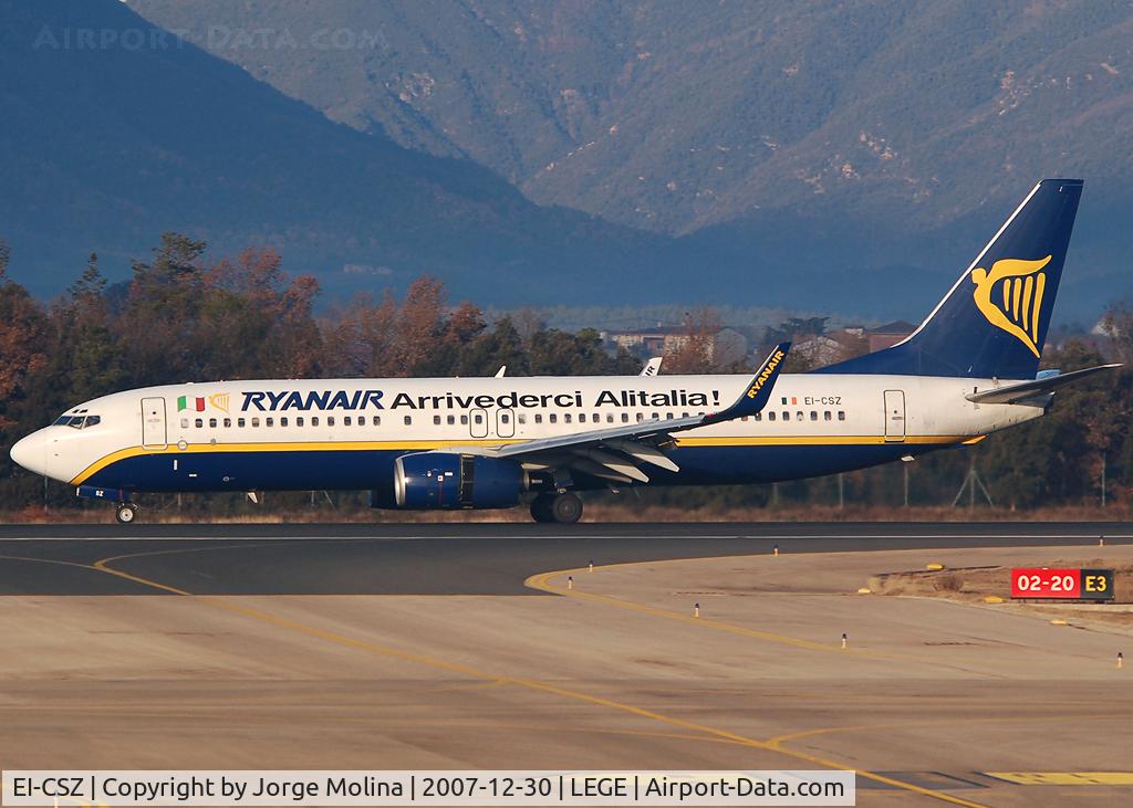 EI-CSZ, 2002 Boeing 737-8AS C/N 32780, Arrivederci Alitalia!