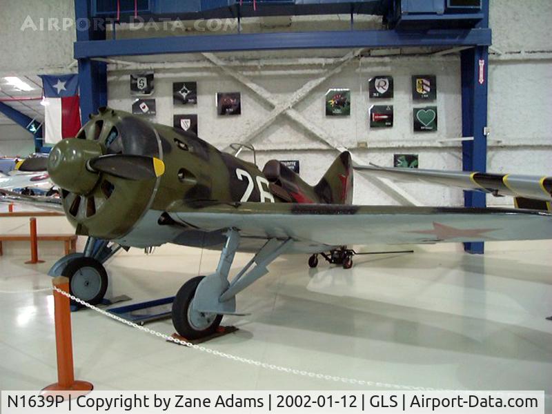 N1639P, 1939 Polikarpov I-16 Type 24 C/N 2421028, At Lone Star Flight Museum