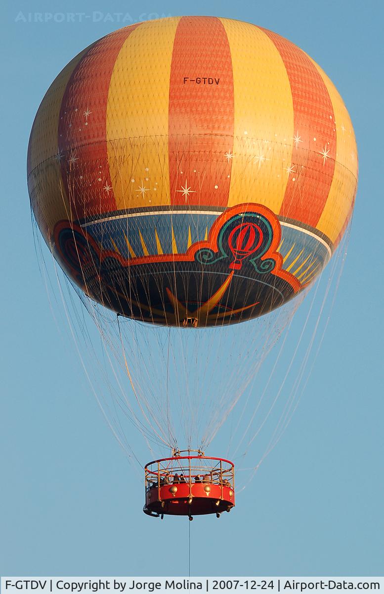 F-GTDV, Aerophile 5500 C/N 015, Disneyland Resort Paris (PanorMagique) - Off-Airport (Eurodisney Paris)