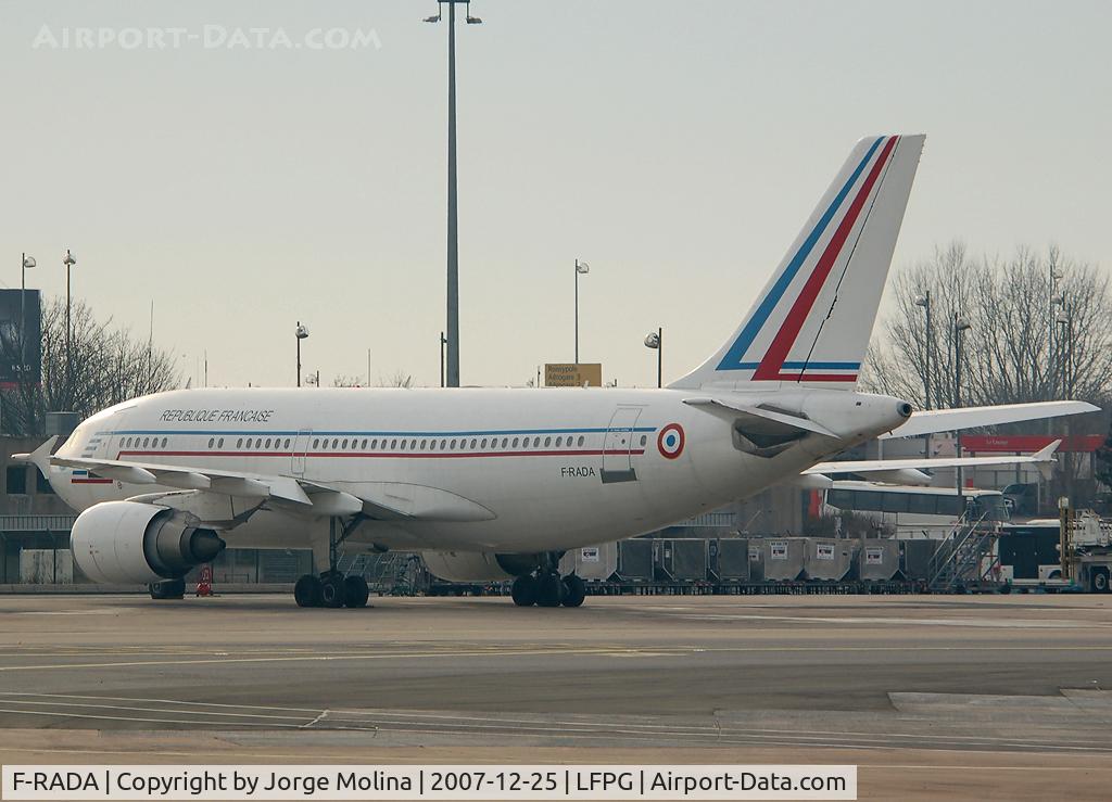 F-RADA, 1987 Airbus A310-304 C/N 421, Another member of the family french goverment.