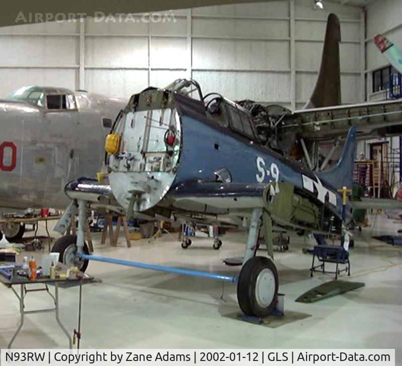 N93RW, 1942 Douglas A-24B C/N 42-54682, At Lone Star Flight Museum