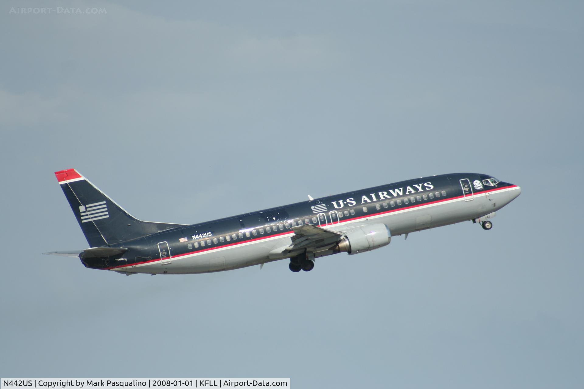N442US, 1990 Boeing 737-4B7 C/N 24841, Boeing 737-400