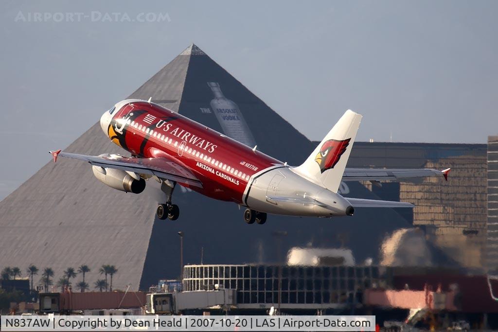 N837AW, 2005 Airbus A319-132 C/N 2595, US Airways 