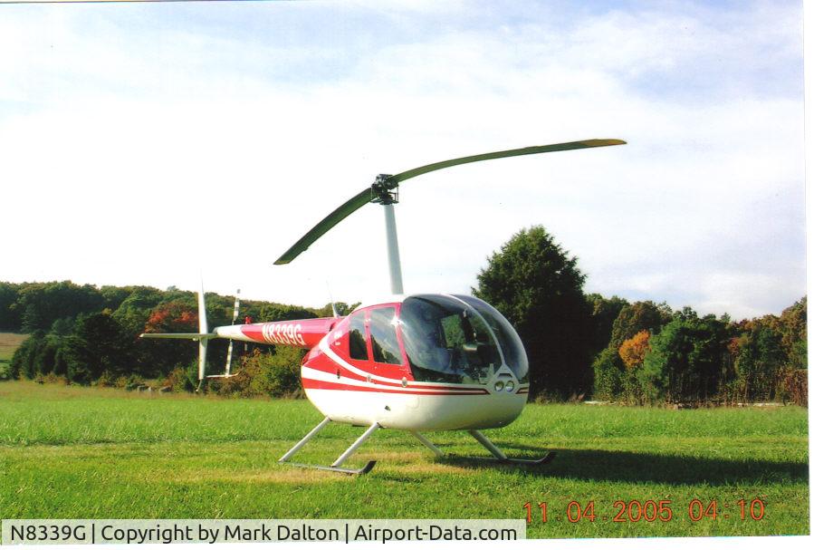 N8339G, 1996 Robinson R44 C/N 0243, Dalton farm