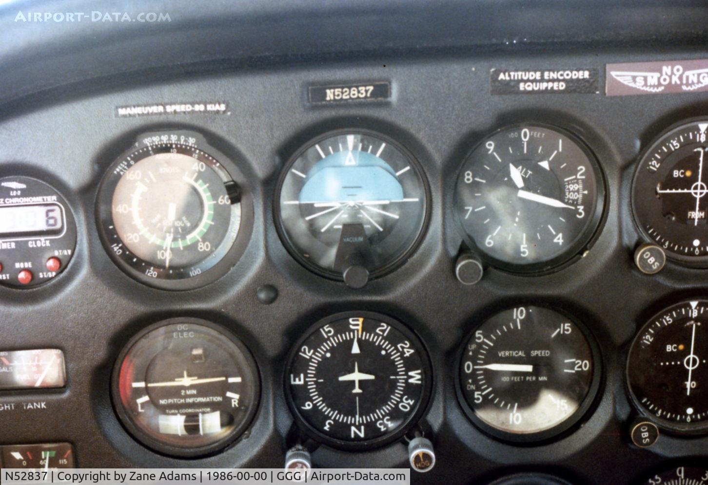 N52837, 1981 Cessna 172P C/N 17274617, Headed South at 98 kts IAS @ 9,300-ft  MSL