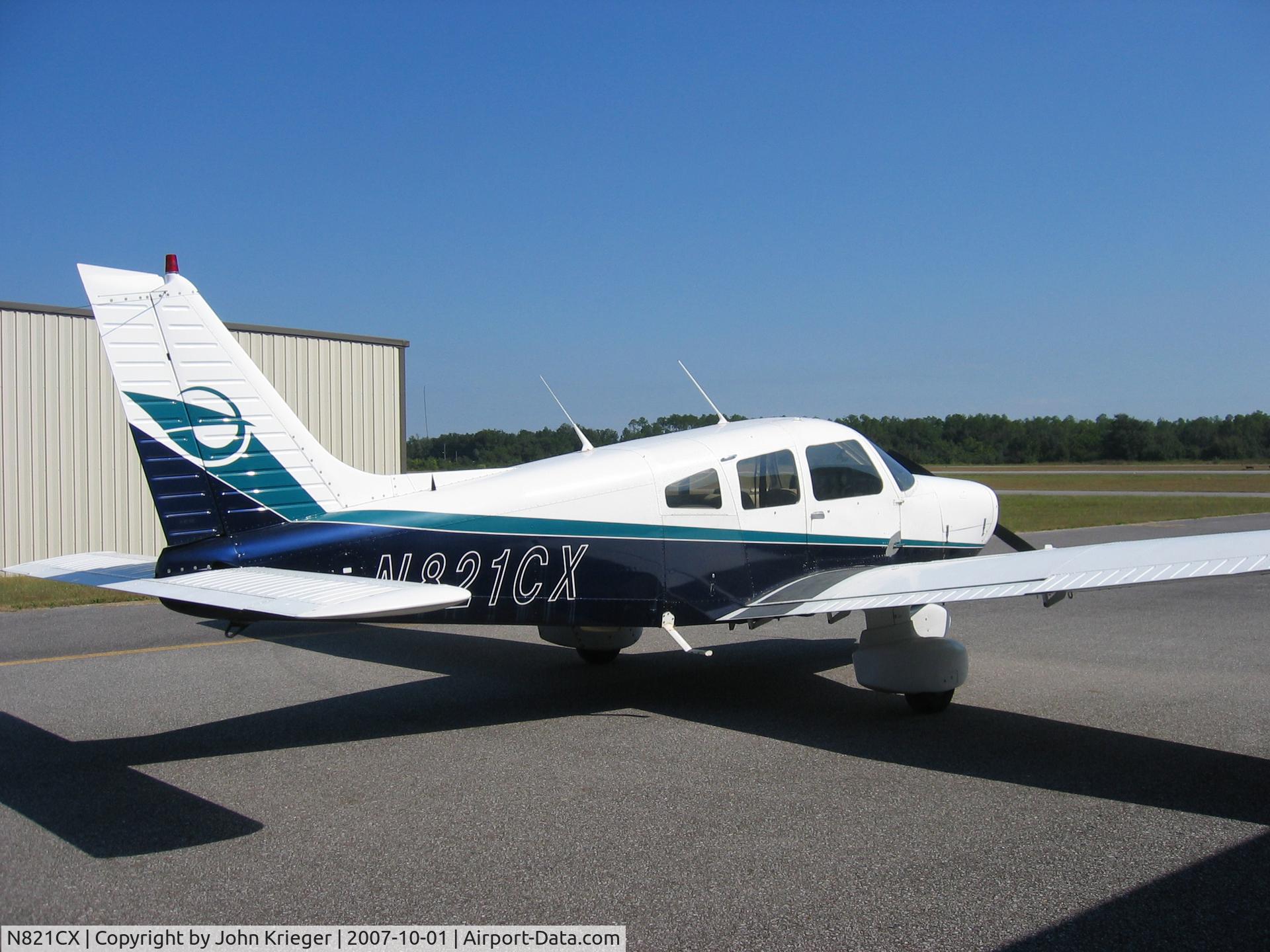 N821CX, Piper PA-28-161 C/N 28-8216166, At Milton, FL Oct 2007