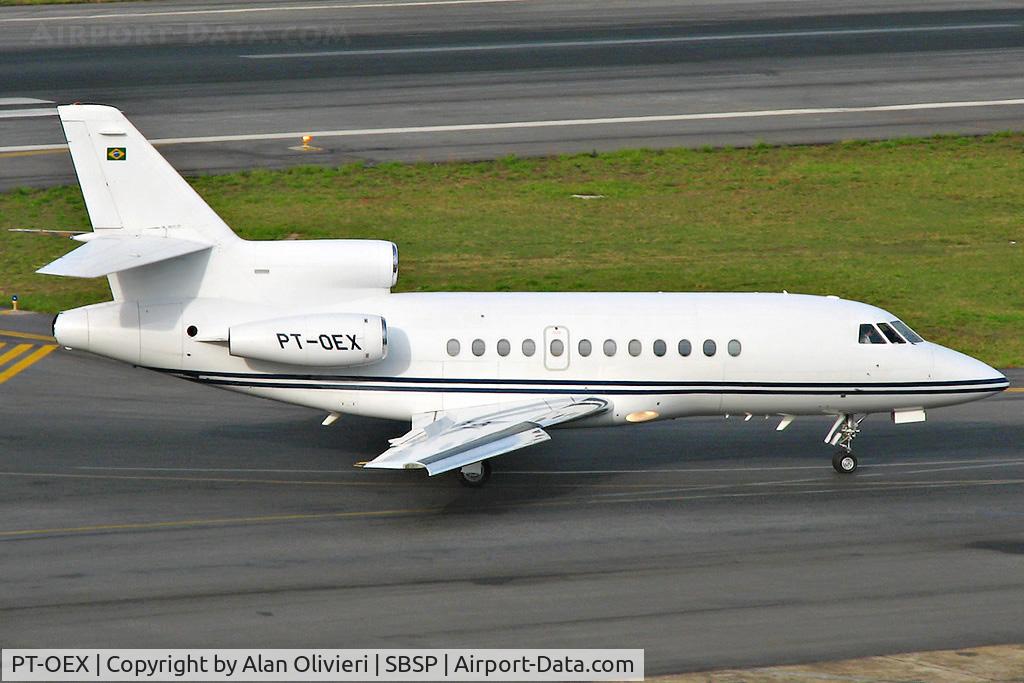 PT-OEX, Dassault Falcon 900 C/N 92, After arrival rwy 35L