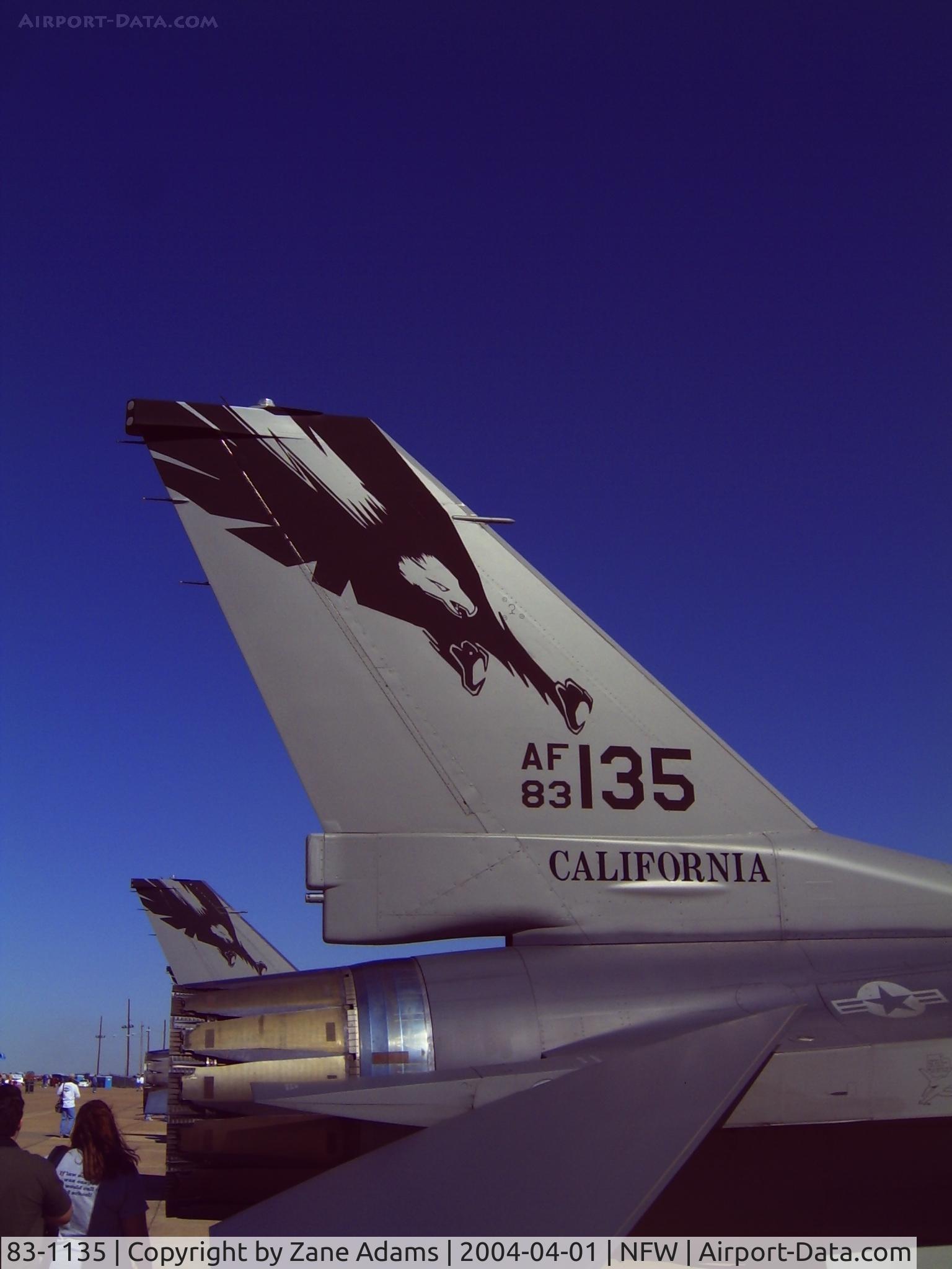 83-1135, 1983 General Dynamics F-16C Fighting Falcon C/N 5C-18, At Carswell Airshow