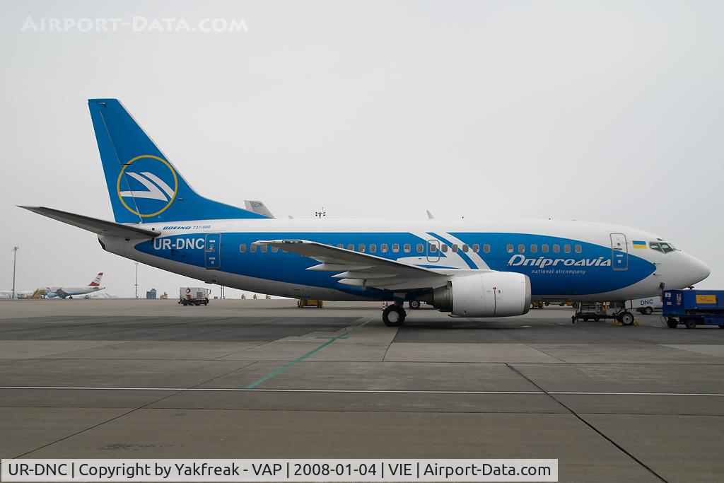 UR-DNC, 1997 Boeing 737-5L9 C/N 28995, Dnepravia Boeing 737-500