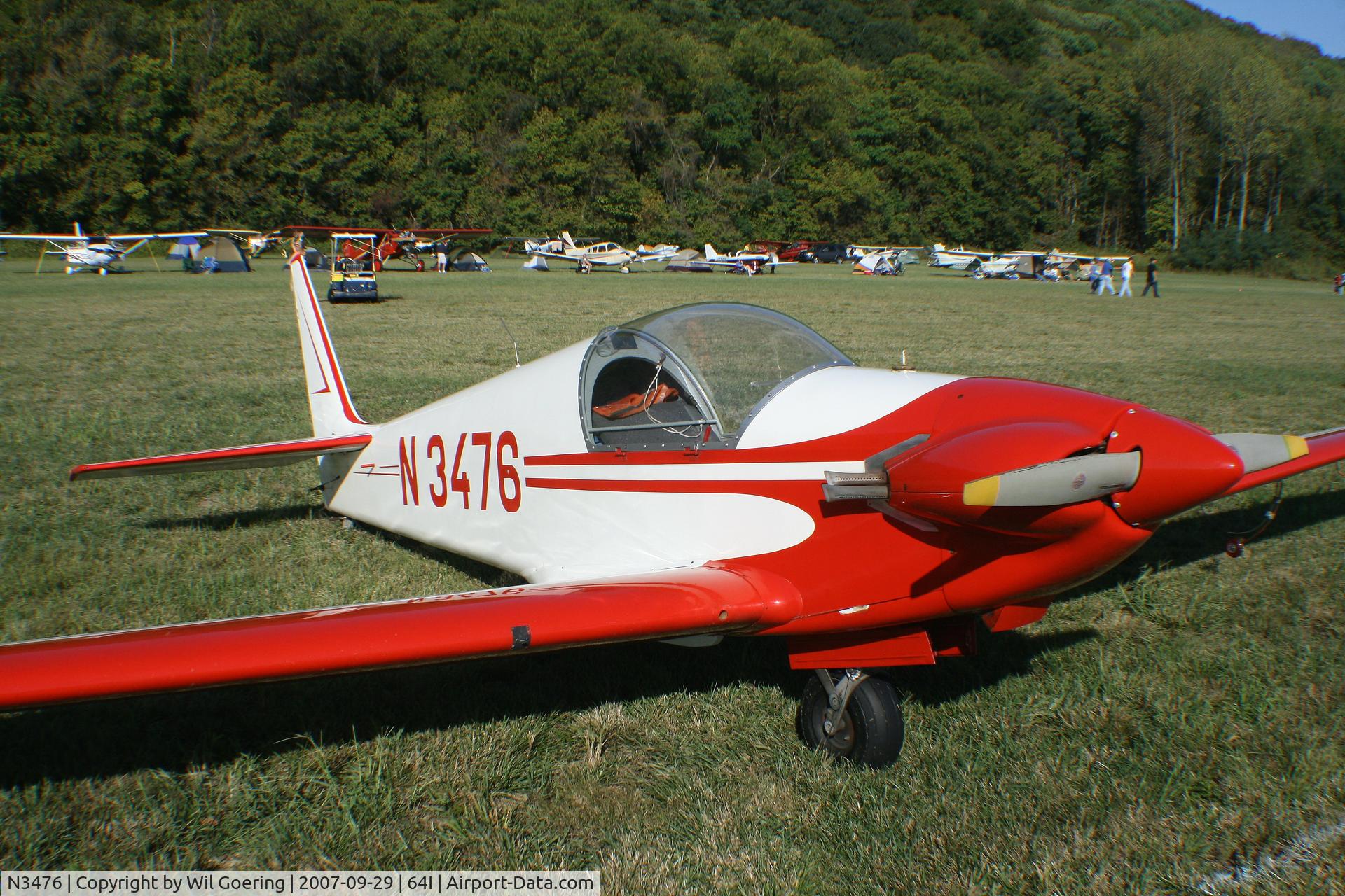 N3476, 1968 Sportavia-Putzer Fournier RF-4D C/N 4116, 2007 Lee Bottom Fly-in