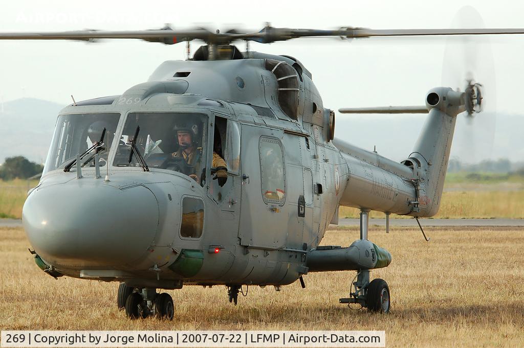 269, Westland Lynx HAS.2(FN) C/N 054, Previous take off.