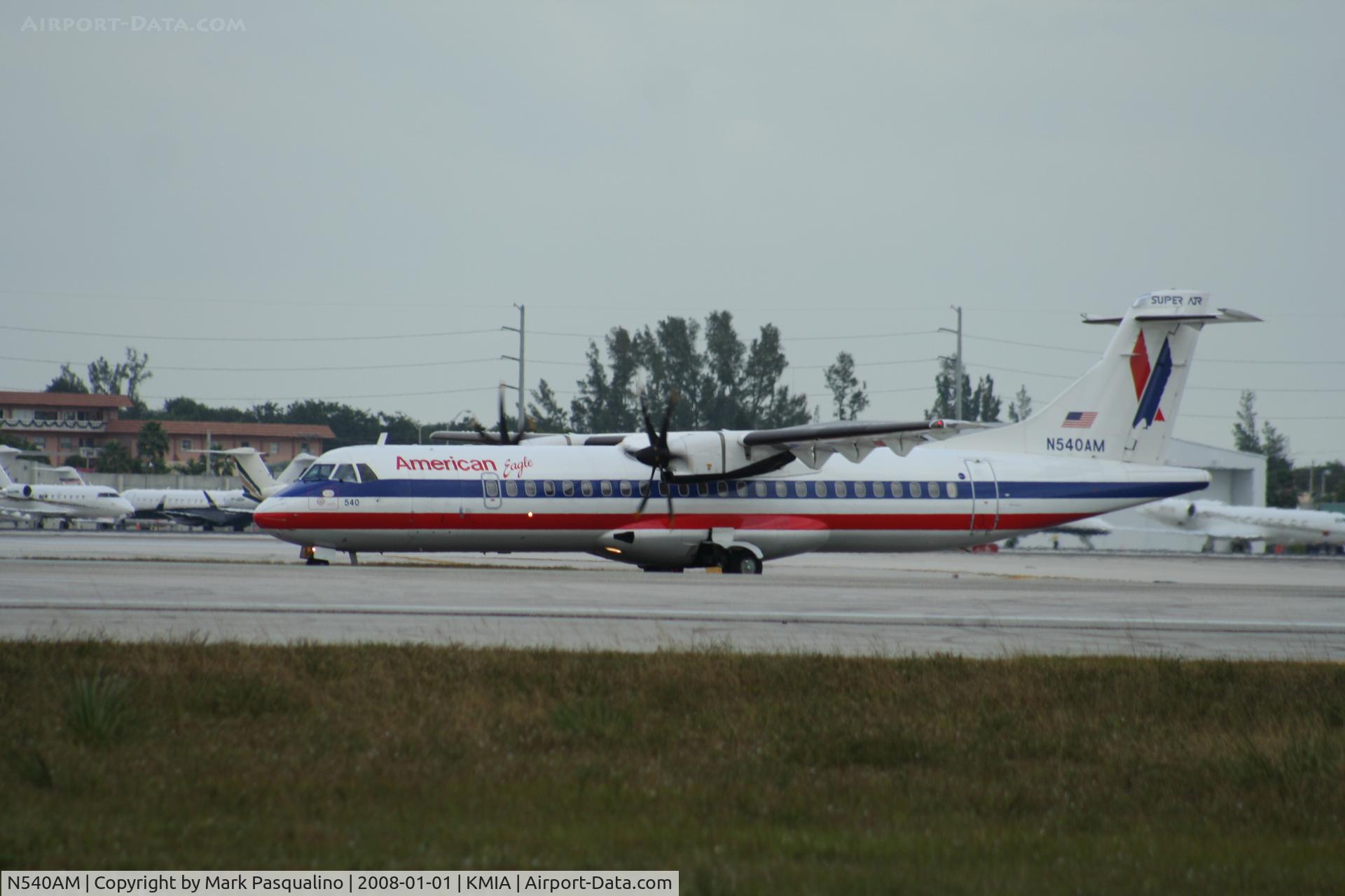 N540AM, 1998 ATR 72-212A C/N 540, ATR 72-212A