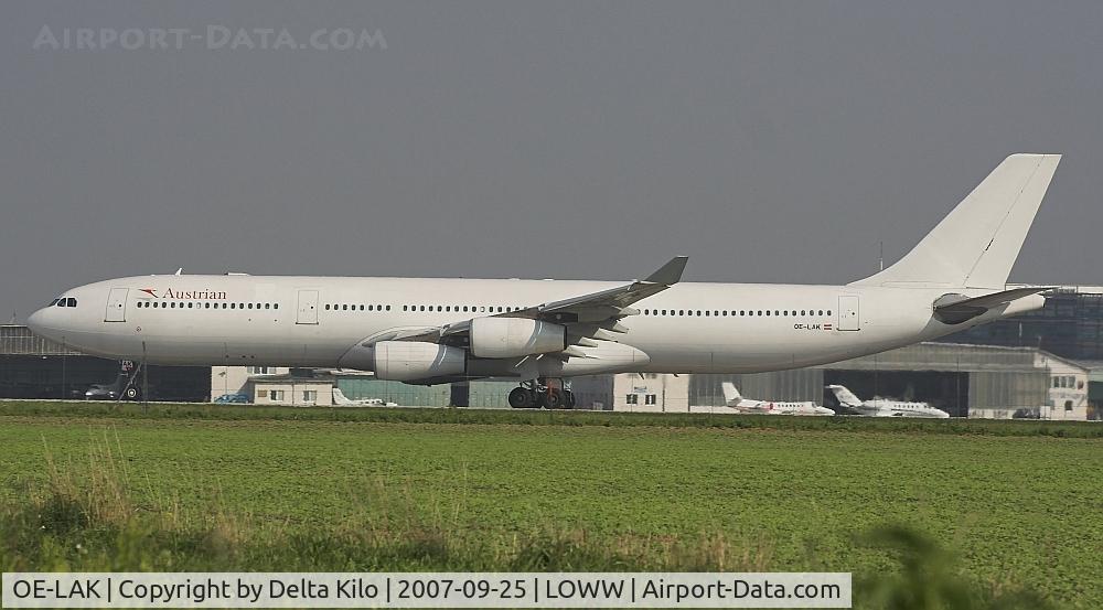 OE-LAK, 1997 Airbus A340-313 C/N 169, Austrian  A340-313X
