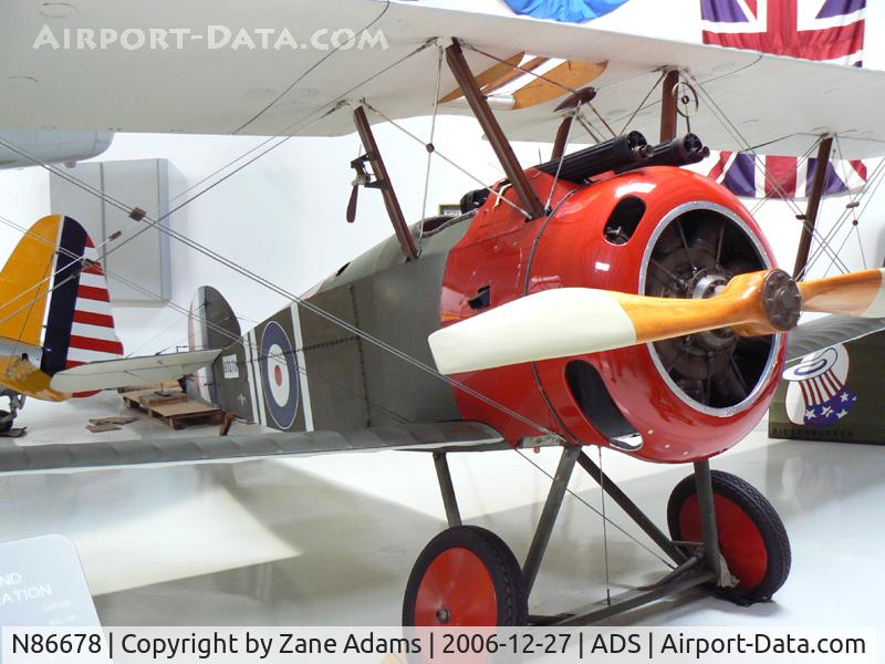 N86678, 1968 Sopwith F.1 Camel Replica C/N DS-100, Replica Sopwith Camel at Cavanaugh Flight Museum