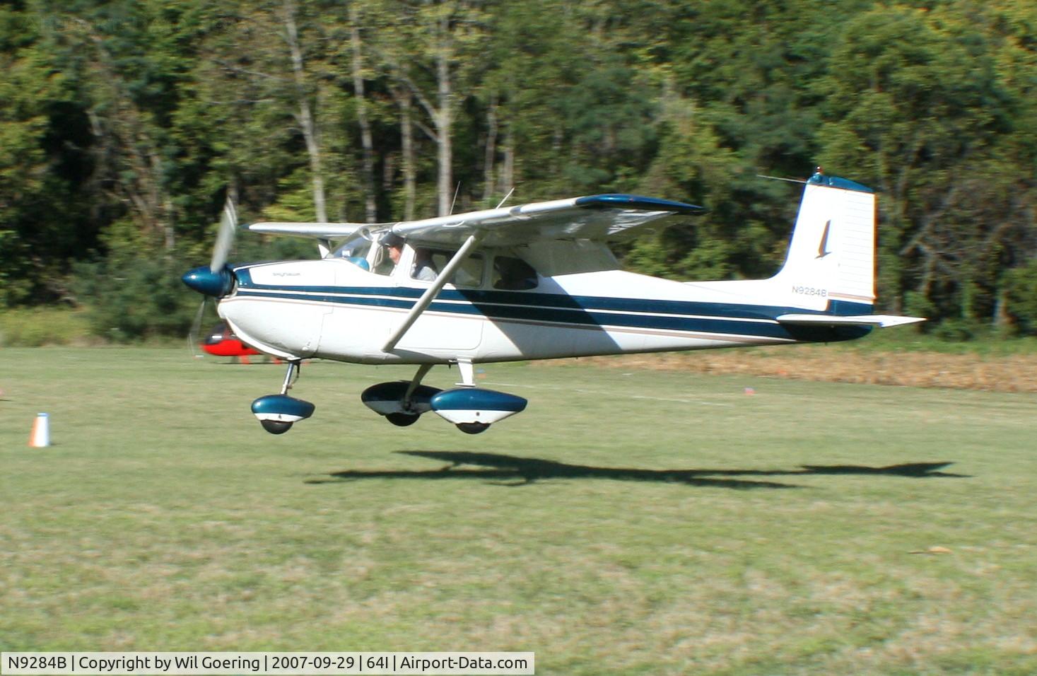 N9284B, 1958 Cessna 175 Skylark C/N 55084, 2007 Fly-in at Lee Bottom