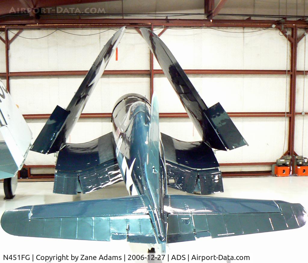 N451FG, 1945 Goodyear FG-1D Corsair C/N 3660, At Cavanaugh Flight Museum