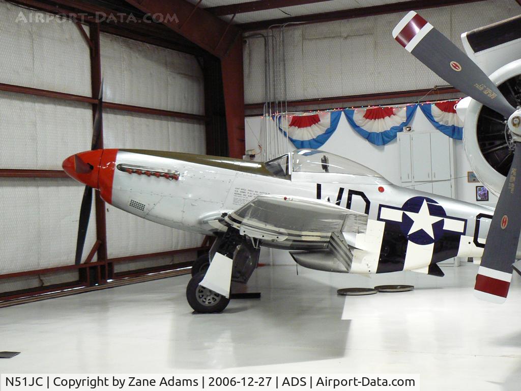 N51JC, 1944 North American P-51D Mustang C/N 122-38798, At Cavanaugh Flight Museum