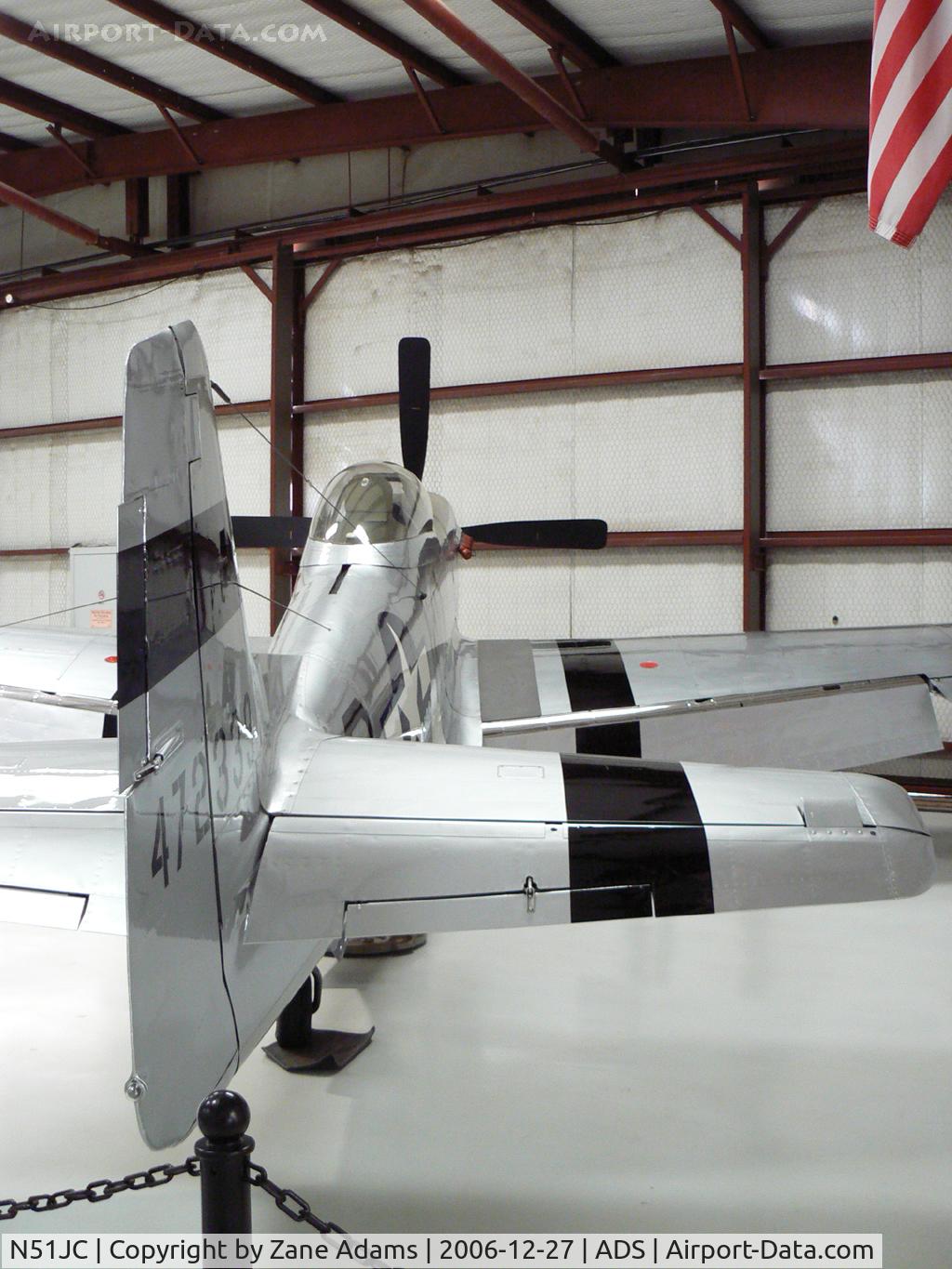N51JC, 1944 North American P-51D Mustang C/N 122-38798, At Cavanaugh Flight Museum