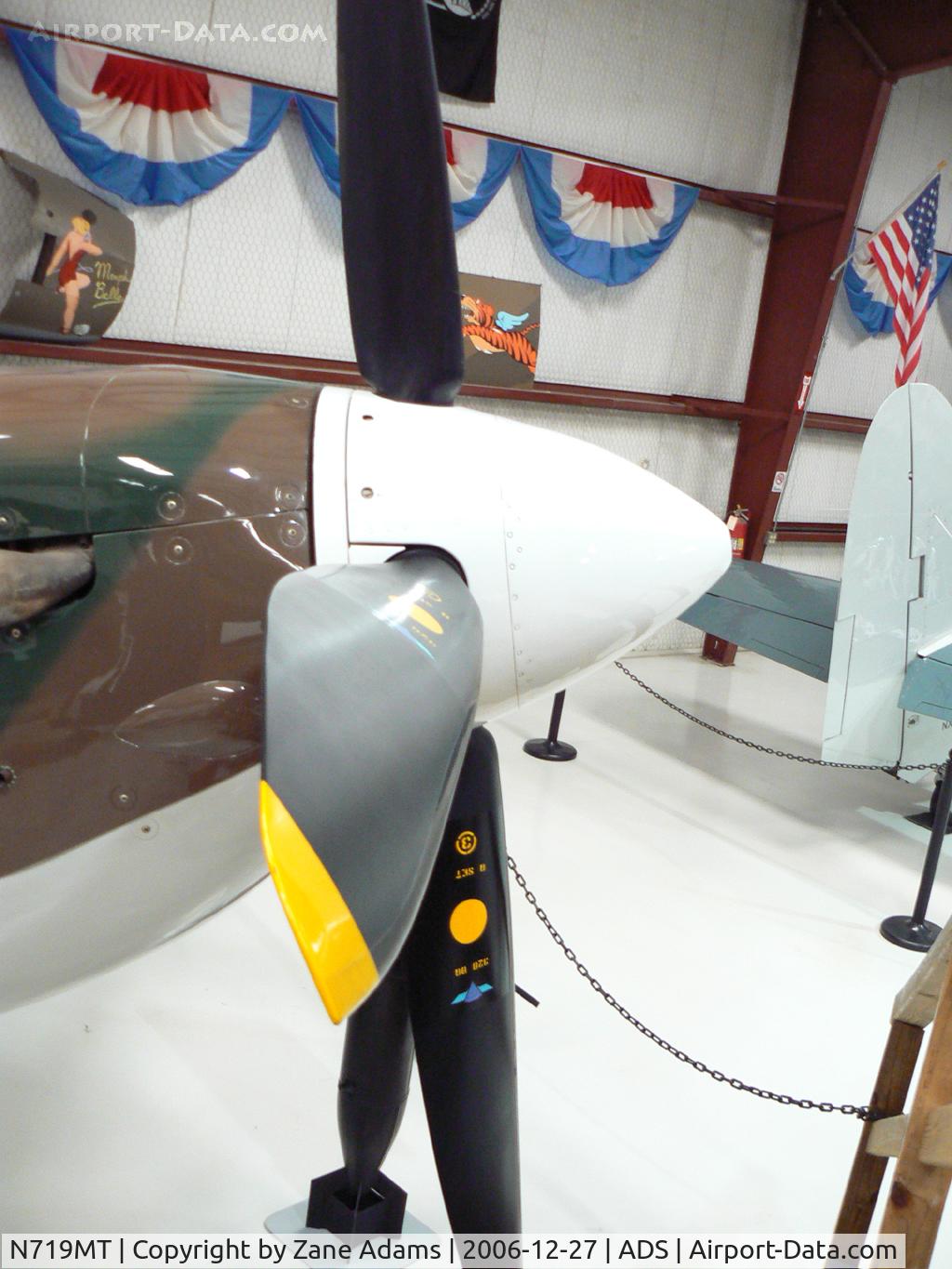 N719MT, 1944 Supermarine 359 Spitfire LF.VIIIc C/N 6S/479770, At Cavanaugh Flight Museum