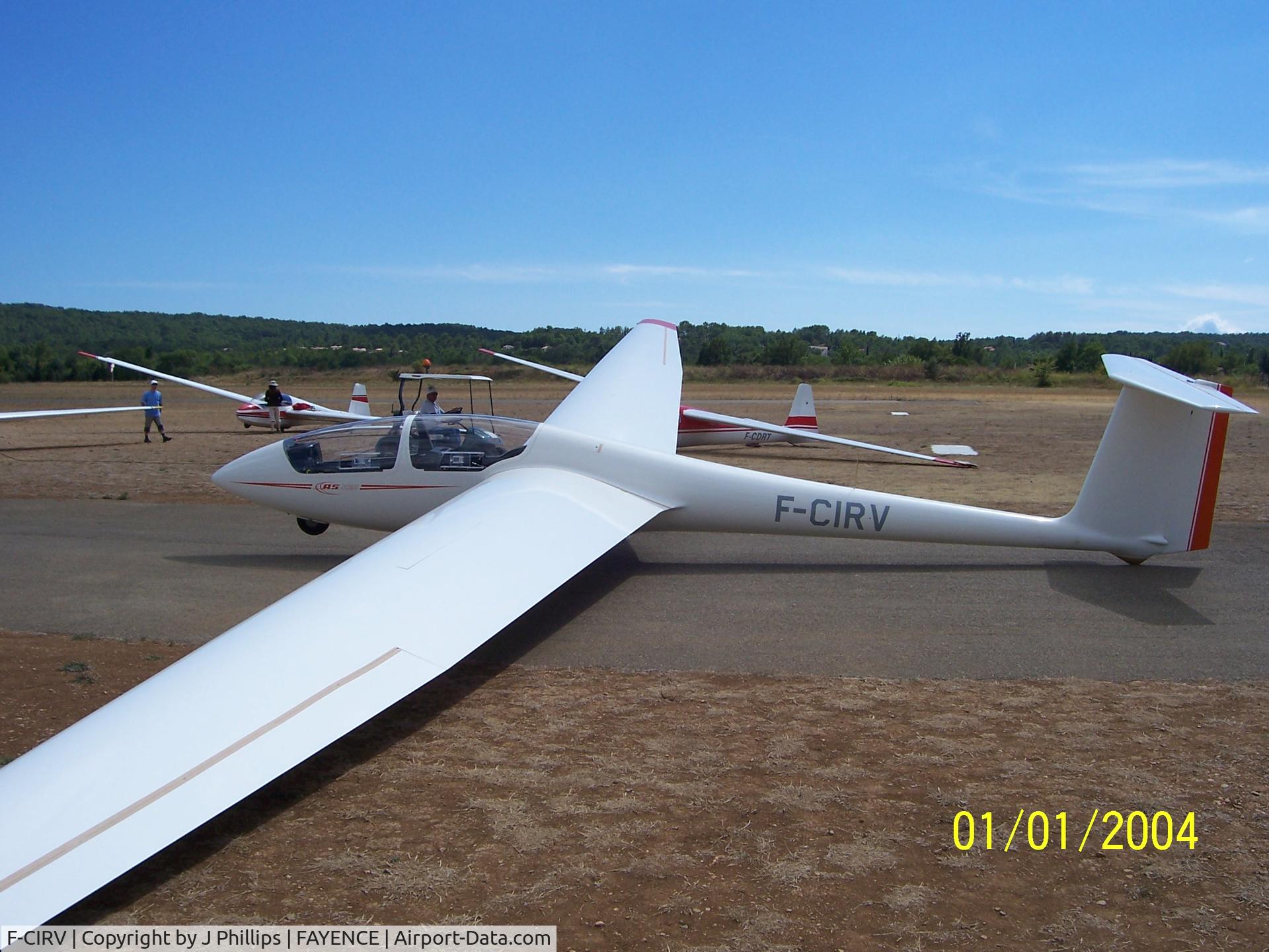 F-CIRV, Schleicher ASK-21 C/N 21308, ask21 at fayence france summer 2007