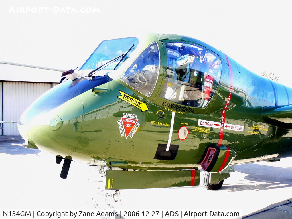 N134GM, 1962 Grumman OV-1D Mohawk C/N 48B, At Cavanaugh Flight Museum