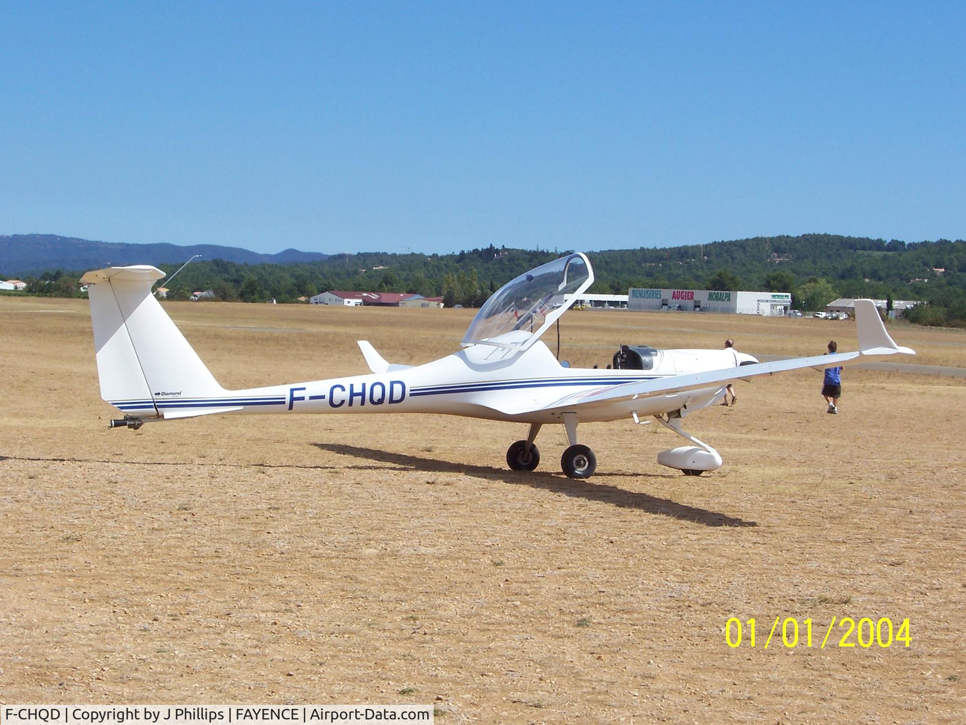 F-CHQD, Diamond HK-36TTC Super Dimona C/N 36610, HK36TTC at Fayence France Summer 2007