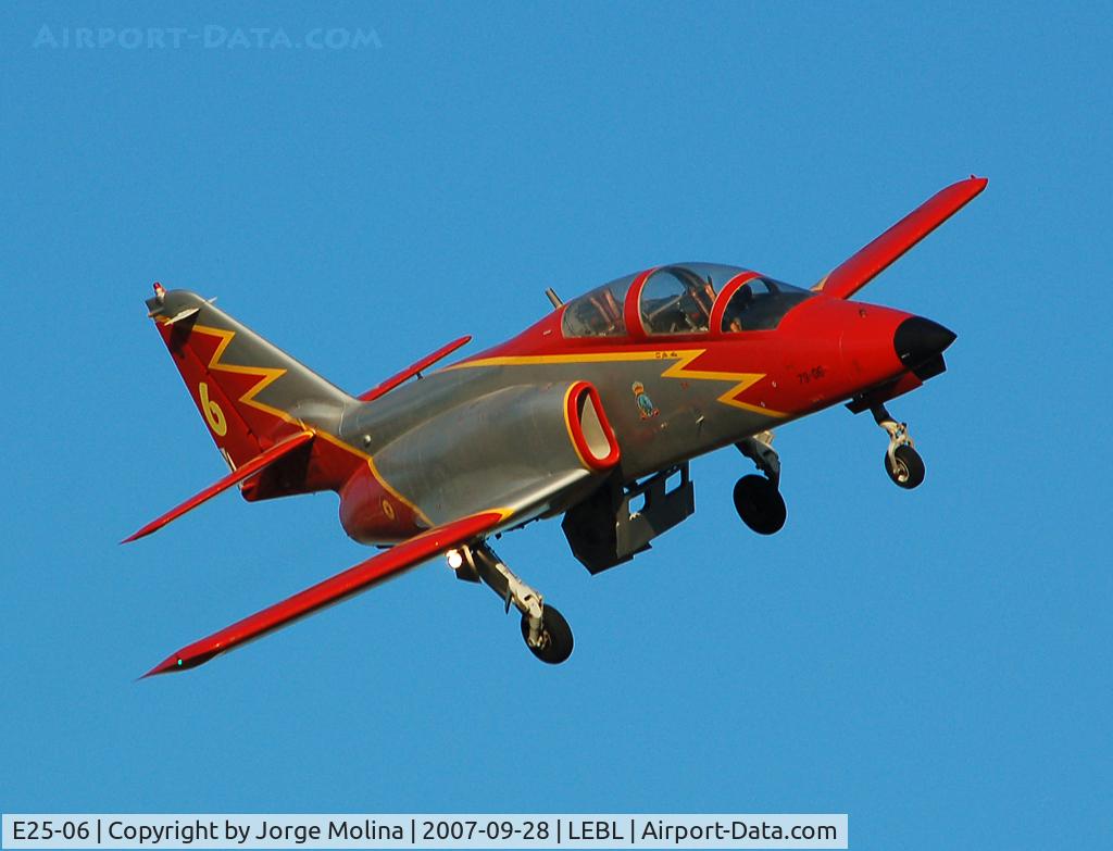 E25-06, CASA C-101EB Aviojet C/N EB01-06-006, 