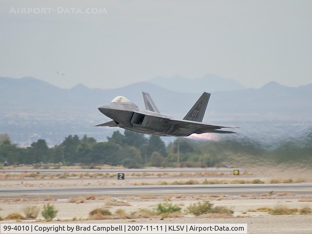 99-4010, 1999 Lockheed Martin F/A-22A Raptor C/N 4010, USA - Air Force / 1999 Lockheed Martin F/A-22A Raptor / 442 Test and Evaluation Squadron / 53rd Fighter Wing