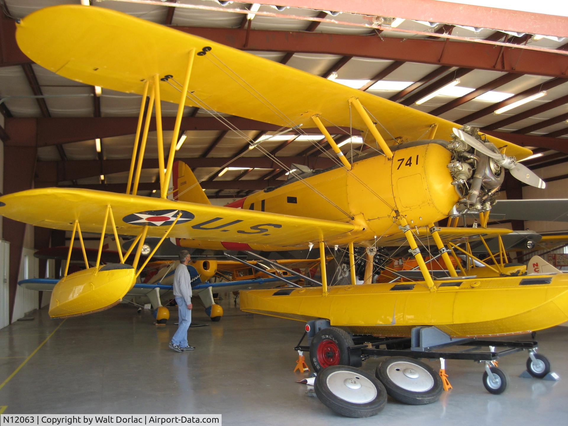 N12063, 1941 Naval Aircraft Factory N3N-3 C/N 2996, Before Wheels