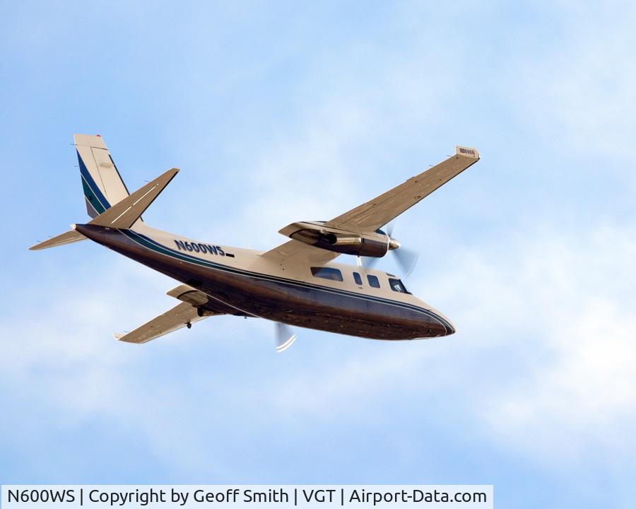 N600WS, Rockwell International 690B C/N 11435, North Las Vegas Airport