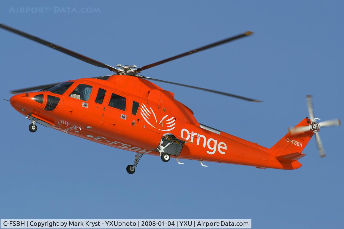 C-FSBH, 1981 Sikorsky S-76A C/N 760168, Landing on Ramp II.