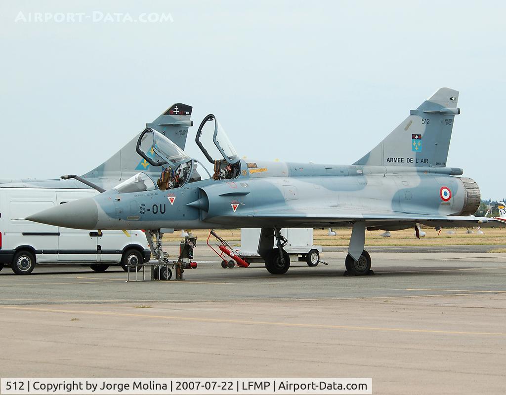 512, Dassault Mirage 2000B C/N 145, Aircraft reserve.