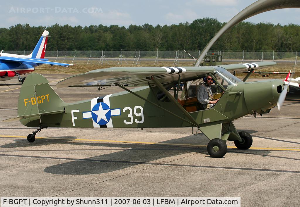 F-BGPT, 1951 Piper PA-18-125 Super Cub C/N 181137, Taxiing for the Airshow