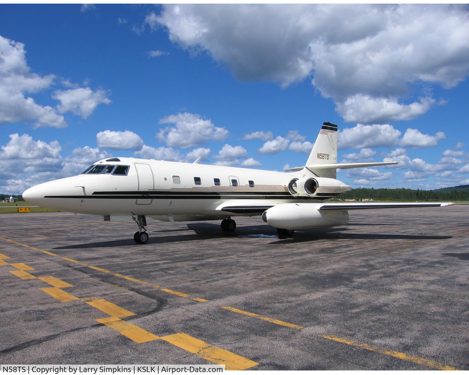 N58TS, 1966 Lockheed L-1329 JetStar 731 C/N 5079, Jetstar-731 N58TS @ Saranac Lake, NY july 2007