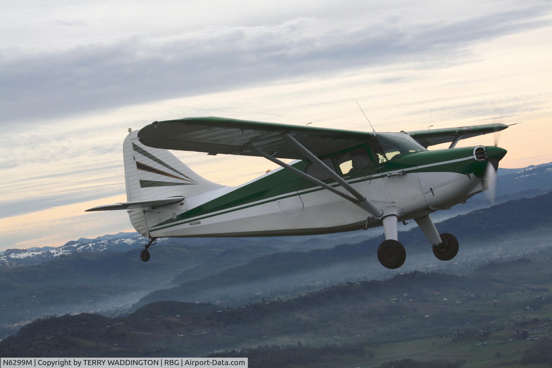 N6299M, 1948 Stinson 108-3 Voyager C/N 108-4299, AIR TO AIR