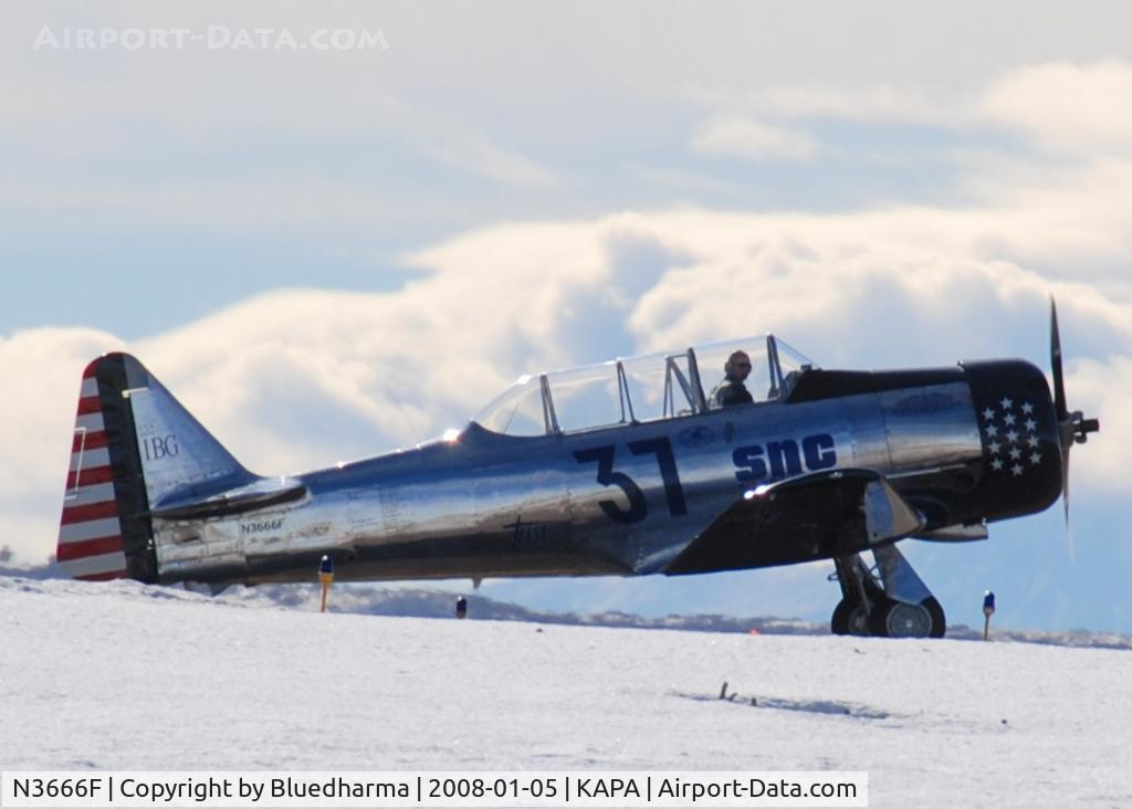 N3666F, North American SNJ-5 Texan Texan C/N 52031, Race 37 Waiting for Clearance on 17L
