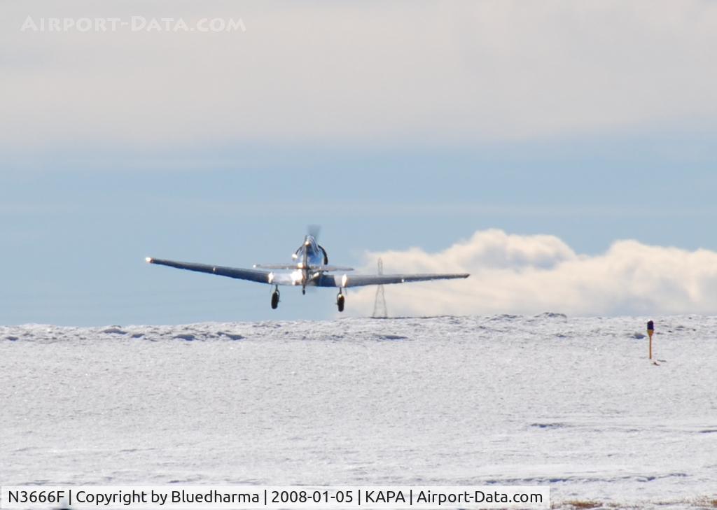 N3666F, North American SNJ-5 Texan Texan C/N 52031, Race 37 Taking off on 17L